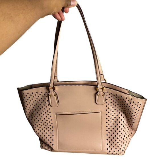 Lauren Ralph Lauren Women's Blush Tanner Tote Handbag - Picture 2 of 10